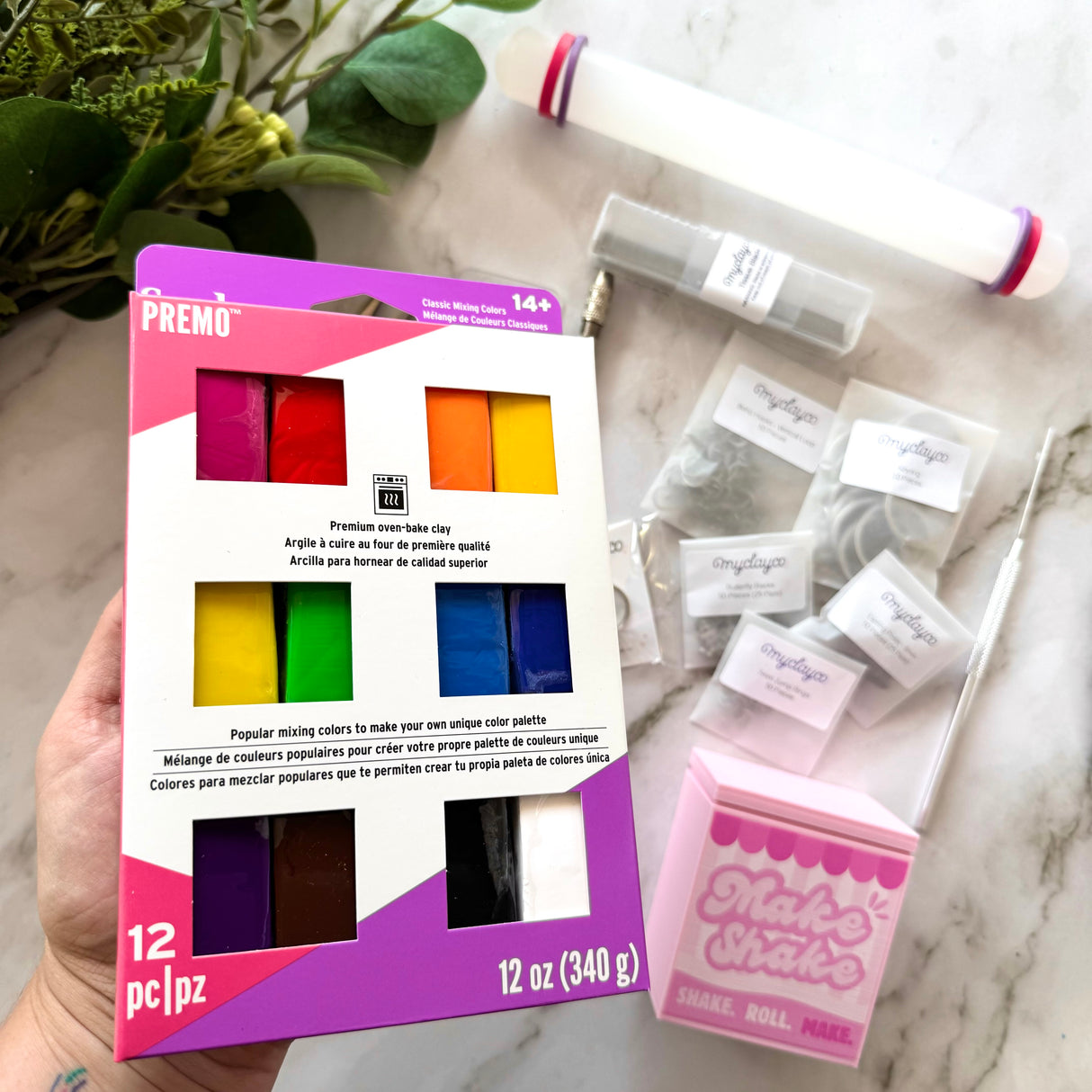 Make Shake Starter Tool & Accessories Set (for polymer clay)