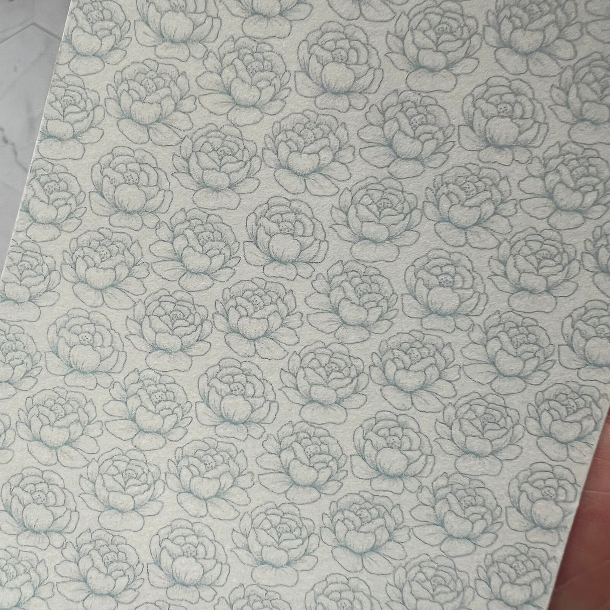 Peony - Water Soluble Transfer