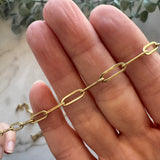 Minimalist Chain - Gold Plated Stainless Steel - 5 metres