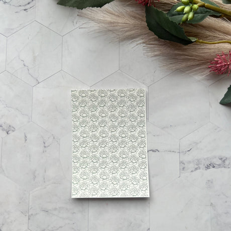 Peony - Water Soluble Transfer