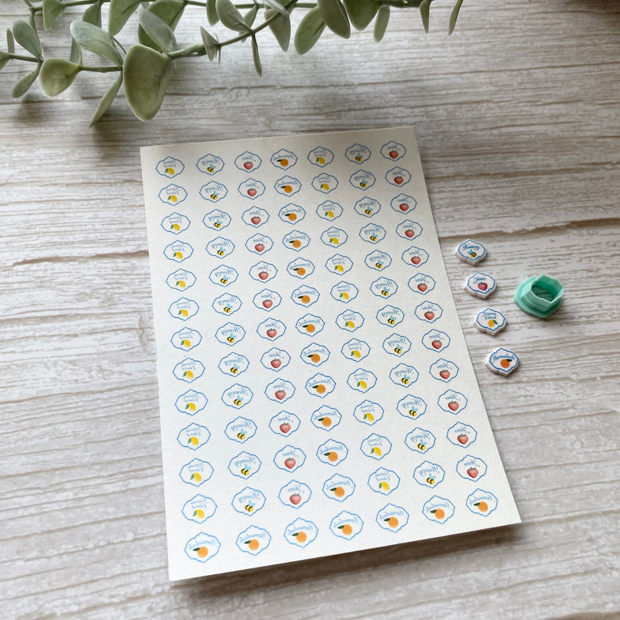 Jar Labels - Water Soluble Transfer
