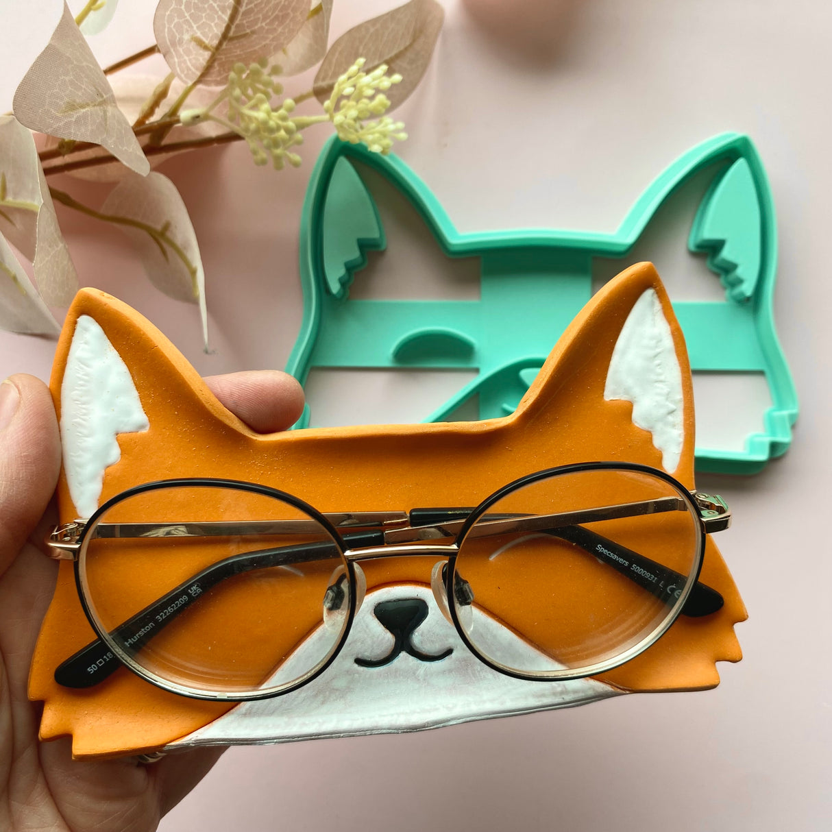 Fox Glasses Tray Cutter STL - digital download
