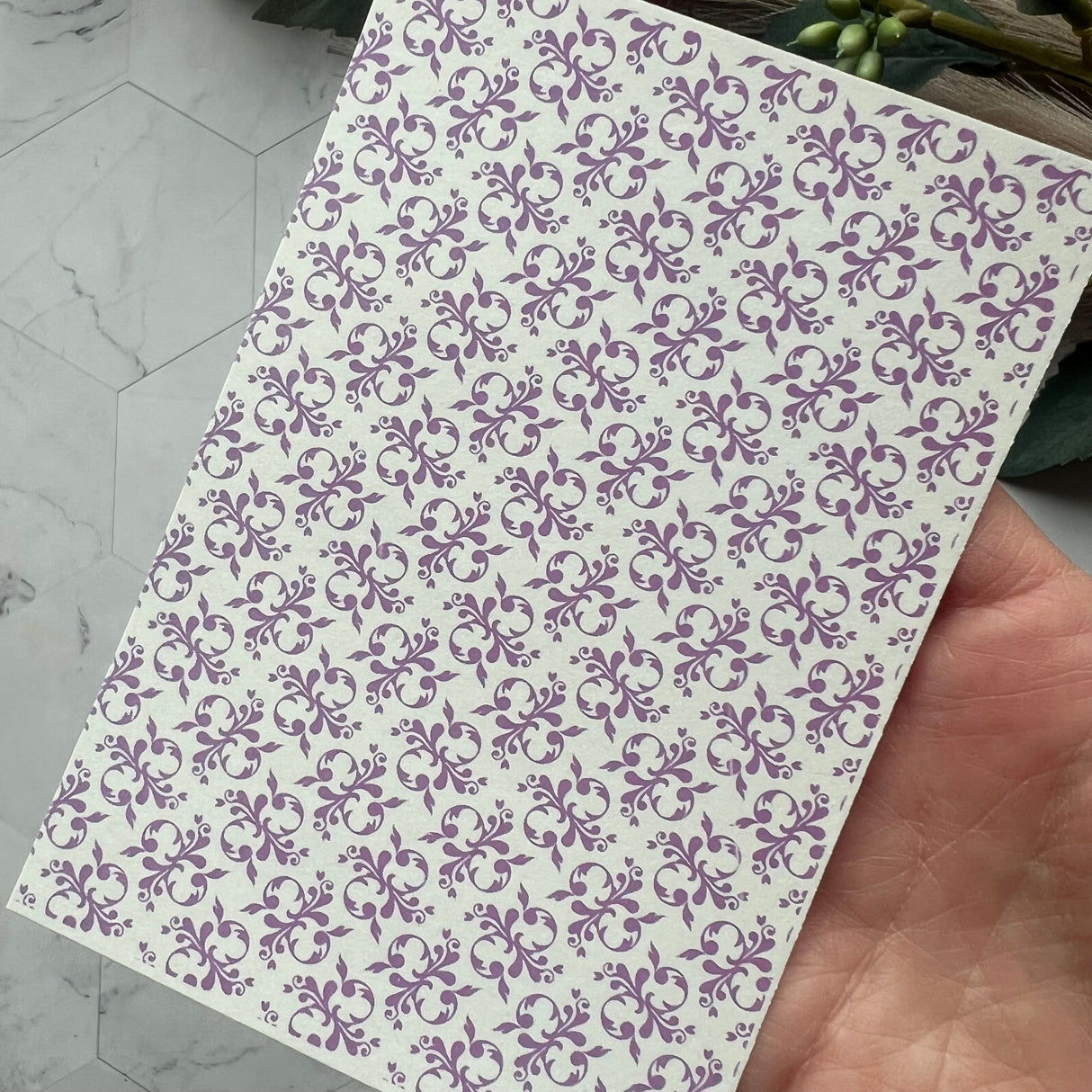Victorian Fleur - Water Soluble Transfer
