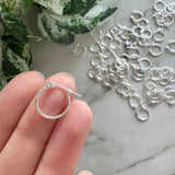 Mini Hoops - Silver Plated Stainless Steel