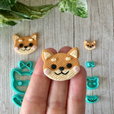 Shiba Dog Stacks Cutter Set