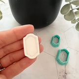 Scalloped Corner Rectangle Shadow Box Cutter