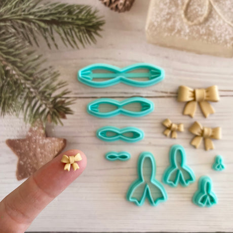 3D Dimpled Cute Bow Cutter
