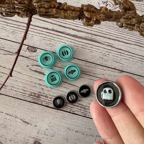Halloween Faux Enamel Charms - 4 Cutter Set