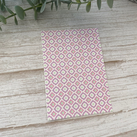 Floral Tile in Lilac - Water Soluble Transfer