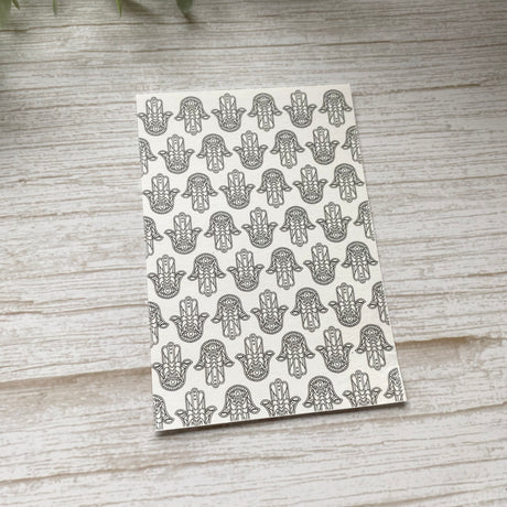 Hamsa Hand Pattern - Water Soluble Transfer