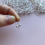 Bow Hook - Bright Silver