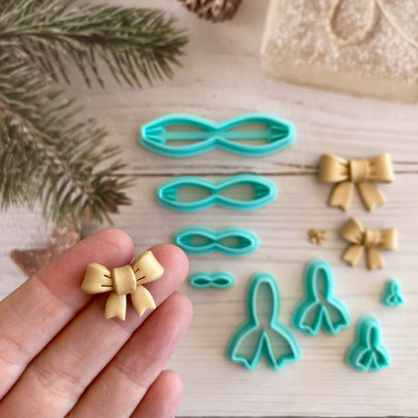 3D Dimpled Cute Bow Cutter