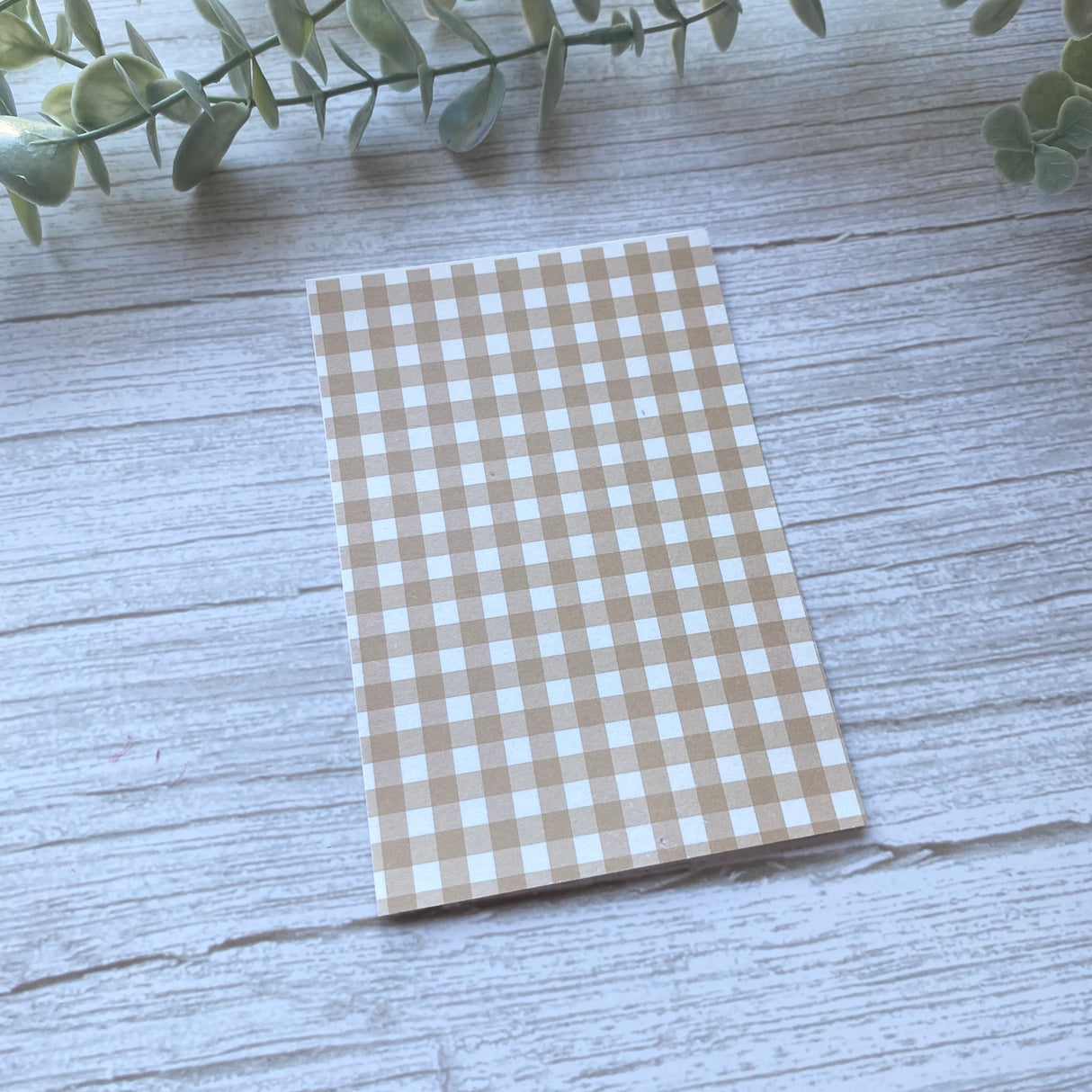 Gingham - Water Soluble Transfer