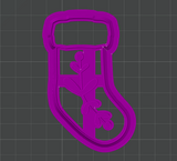 Folk Stocking Decoration Cutter STL - digital download
