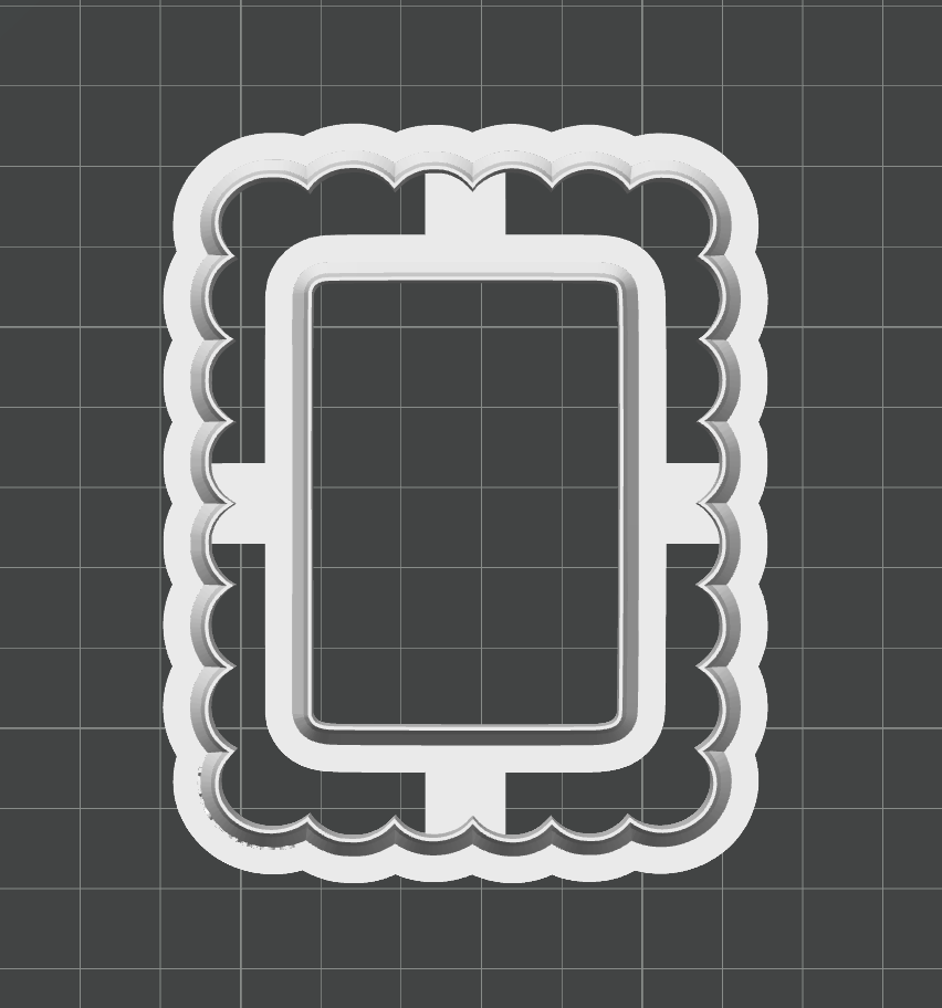 Parlour Fridge Frames Cutter Set STL - digital download