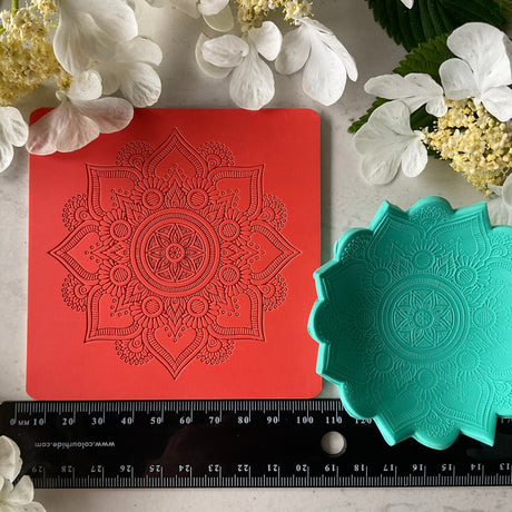 Intricate Mandala Trinket Dish - Texture Mat