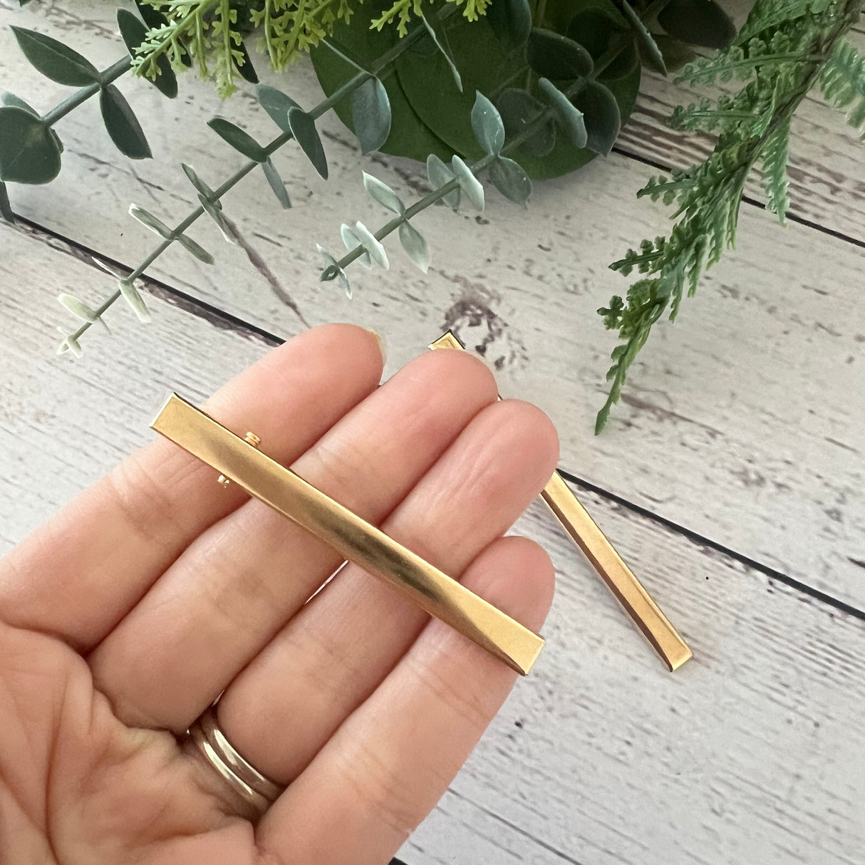 Slim Alligator Hair Clip - 5 pack