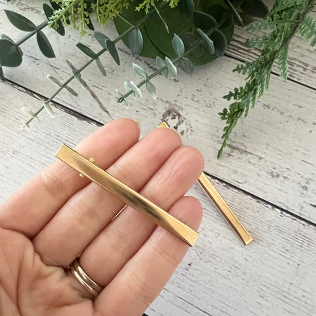 Slim Alligator Hair Clip - 5 pack