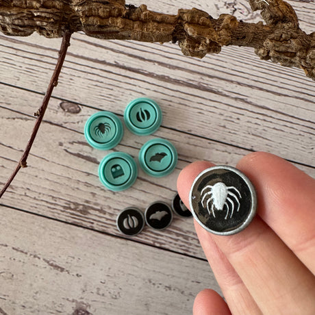 Halloween Faux Enamel Charms - 4 Cutter Set