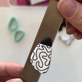Elongated Pebble 40mm Mirrored Cutter Set STL - digital download