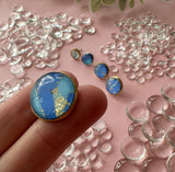 Glass Cabochons - Circle - 50 pack