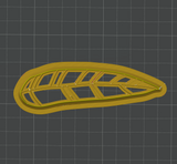 Gum Leaf Bookmark Cutter STL - digital download