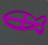 Here Fishy Fishy Cutter STL - digital download