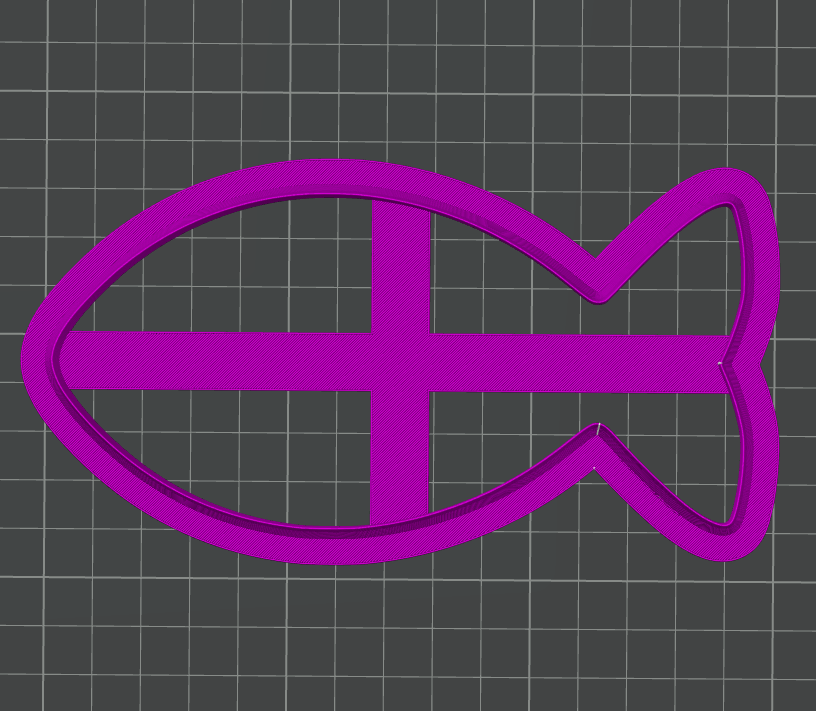 Here Fishy Fishy Cutter STL - digital download