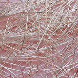 Ball Head Pins - Silver Plated Stainless Steel