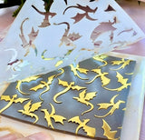 Dragon Flight Stencil