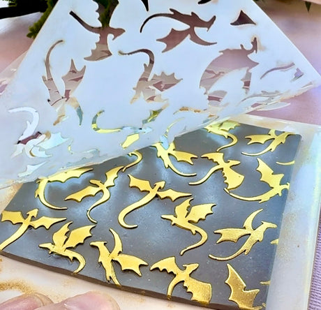 Dragon Flight Stencil