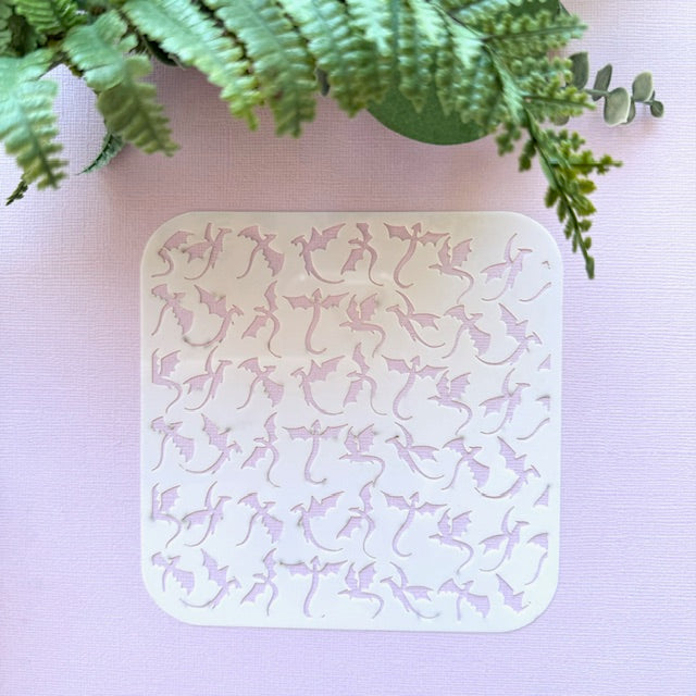 Dragon Flight Stencil