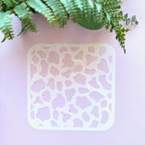 Cow Print Stencil