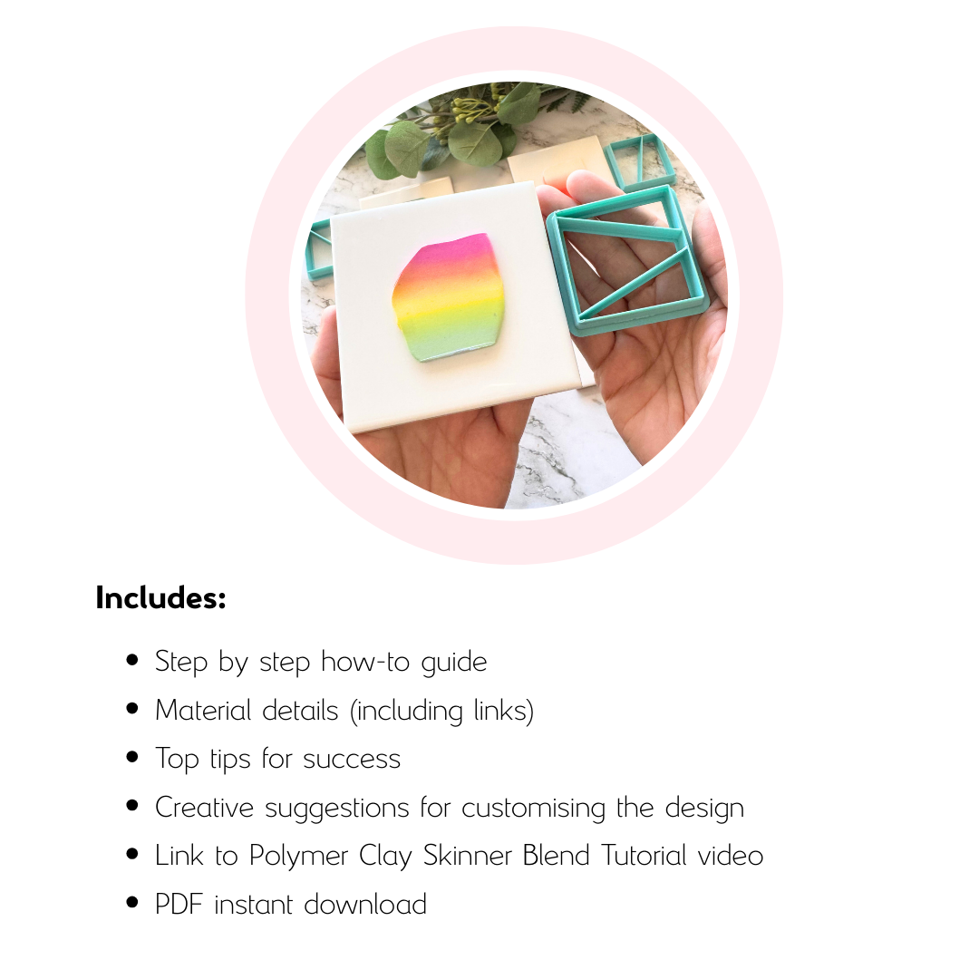 Polymer Clay Skinner Blends - Printable Tutorial