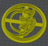 Mermaid Decor Cutter STL - digital download