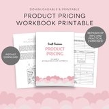 Product Pricing Workbook Printable