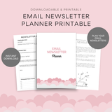 Email Newsletter Planner Printable