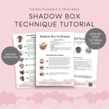 Polymer Clay Shadow Box Technique - Printable Tutorial