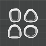 Organic Stud Cutter Set STL - digital download