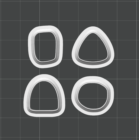 Organic Stud Cutter Set STL - digital download