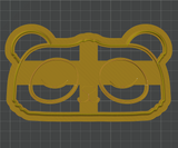 Panda Glasses Tray Cutter STL - digital download