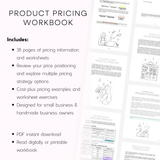 Product Pricing Workbook Printable