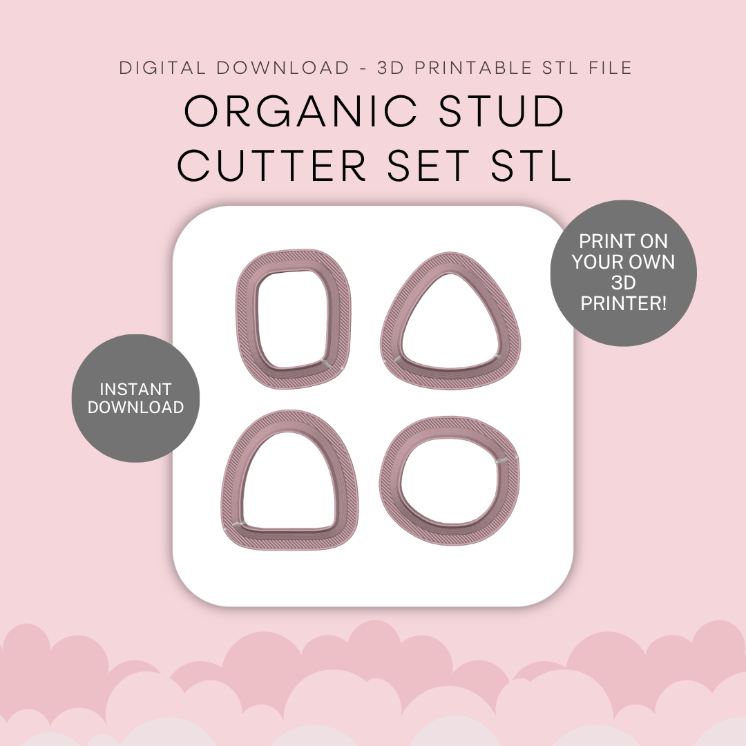 Organic Stud Cutter Set STL - digital download