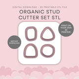 Organic Stud Cutter Set STL - digital download