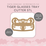 Tiger Glasses Tray Cutter STL - digital download