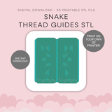 Snake Thread Guides STL - digital download