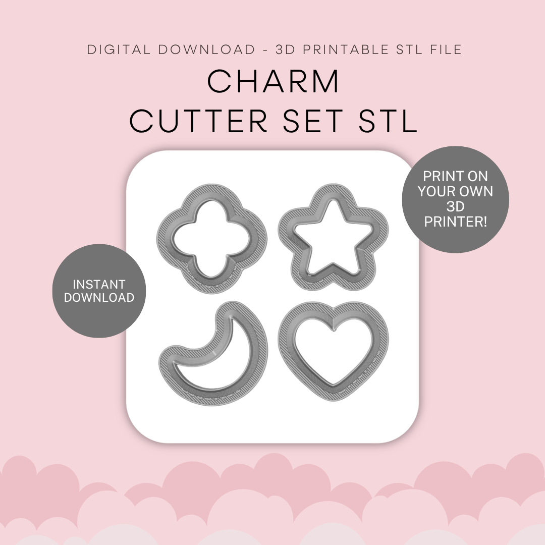 Charm Cutter Set STL - digital download