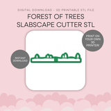 Forest of Trees Slabscape cutter STL - digital download