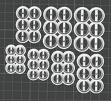 Stud Embedding Multi-Cutter Bundle STL - digital download