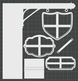 Bookshelf Tavern Sign Bundle STL - digital download